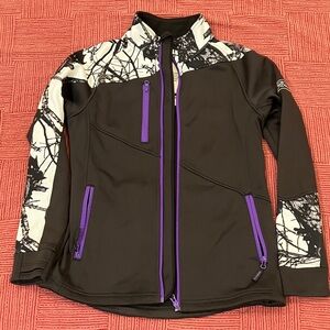 Camo fleece shell Jacket med wm’s with thumb holes